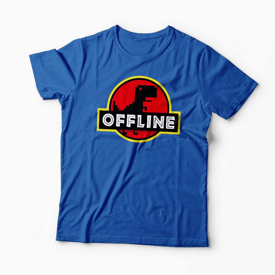 Tricou T-Rex Offline - Bărbați-Albastru Regal